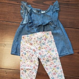 Like new baby girl outfit
